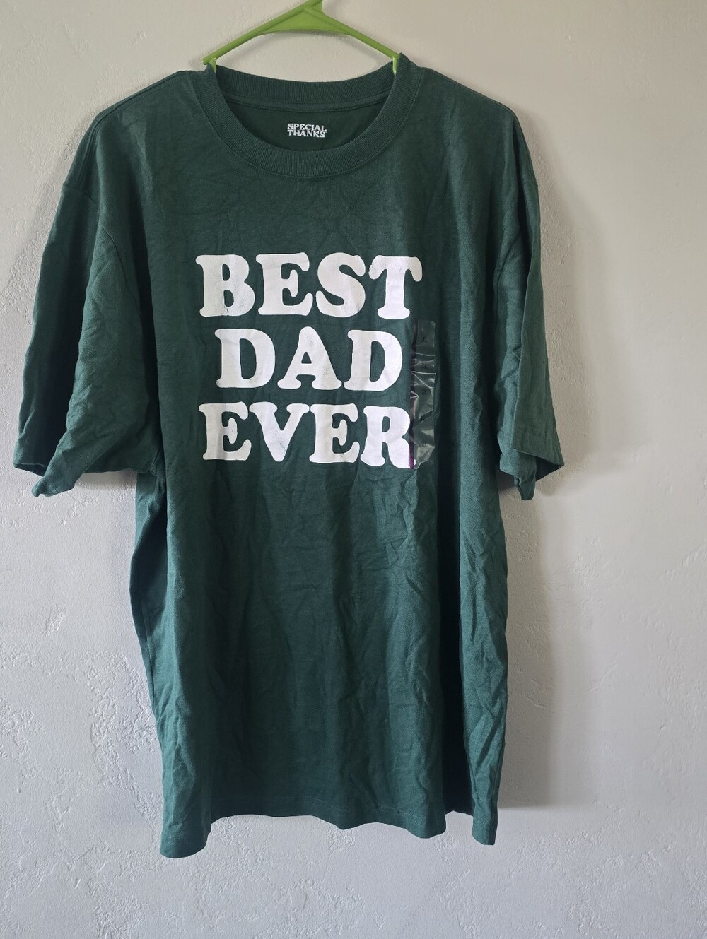 Best Dad Ever Green Graphic Tee